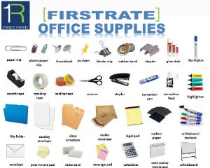 FirstRate Janitorial and Stationery Suppliers Ltd - Janitors Equipment & Supplies