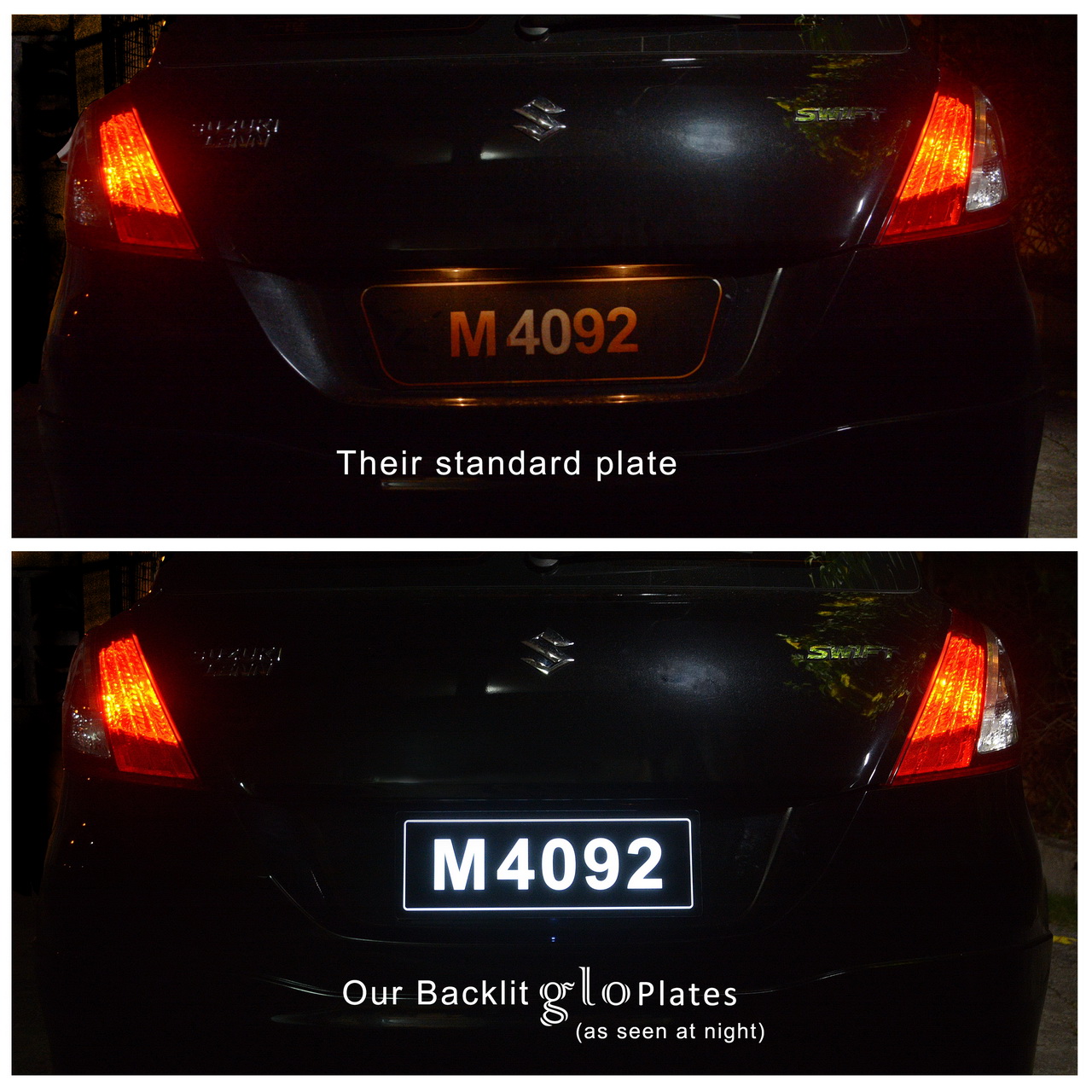 Glo Plates & Signs - Licence Plates
