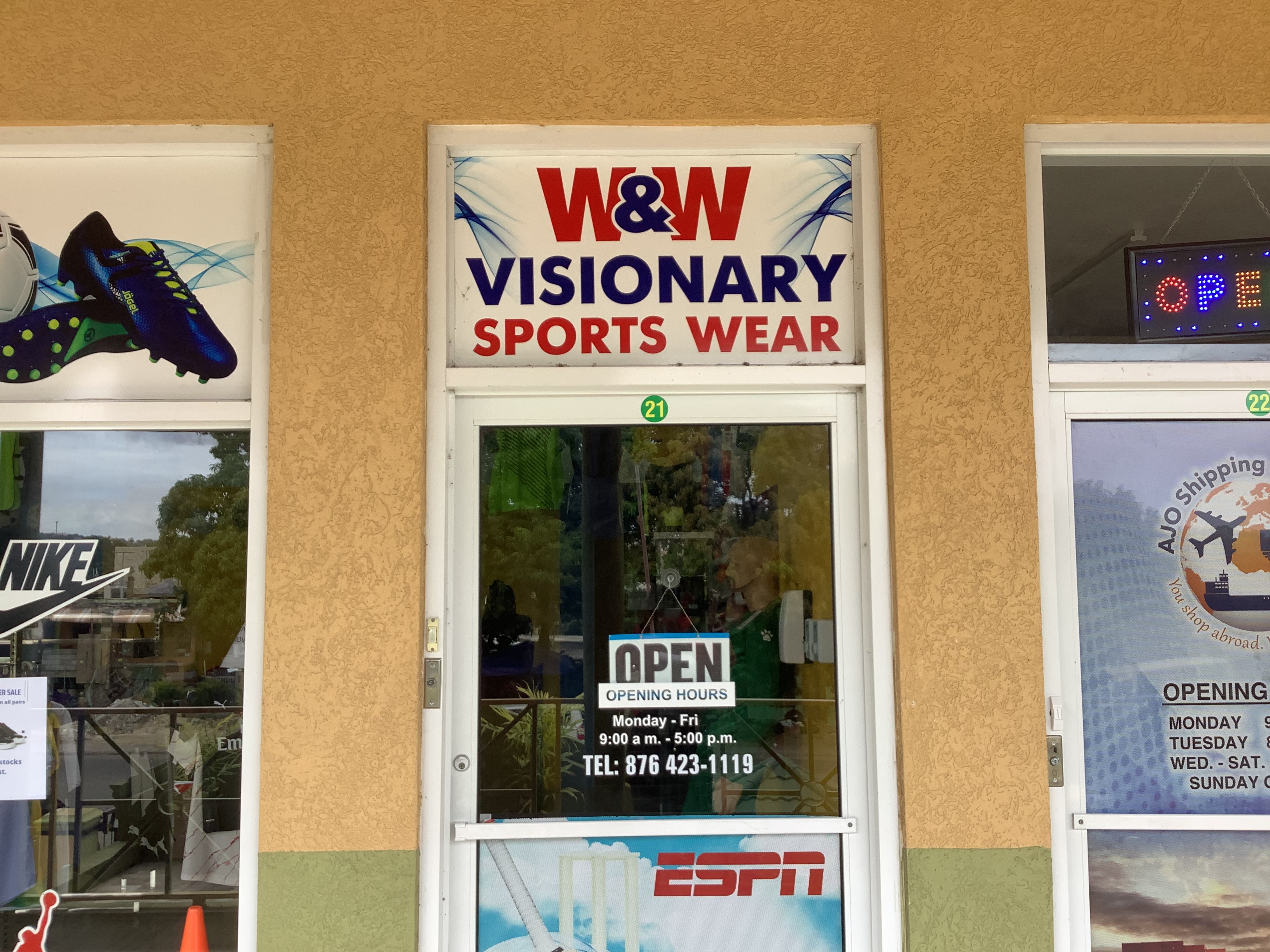 W & W Visionary Sports Wear - Sporting Goods-Retail