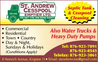 St Andrew Cesspool Emptier Ltd - Cesspool Builders & Cleaners