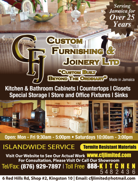 Custom Furnishing & Joinery Ltd - Kitchen Cabinets, Equipment & Accessories