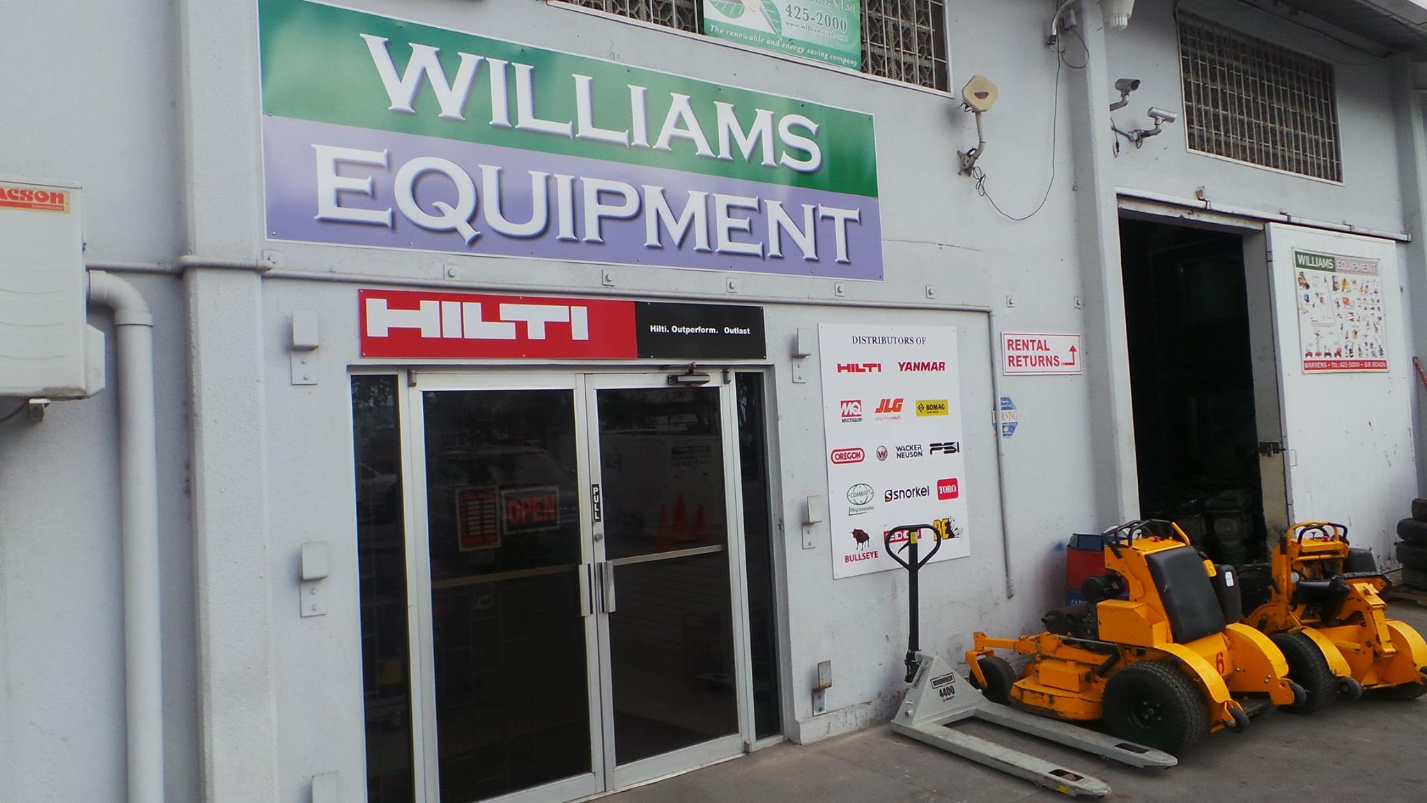 Williams Equipment Ltd - Rental Services
