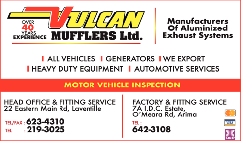 Vulcan Mufflers Ltd - AUTOMOBILE INSPECTION STATIONS