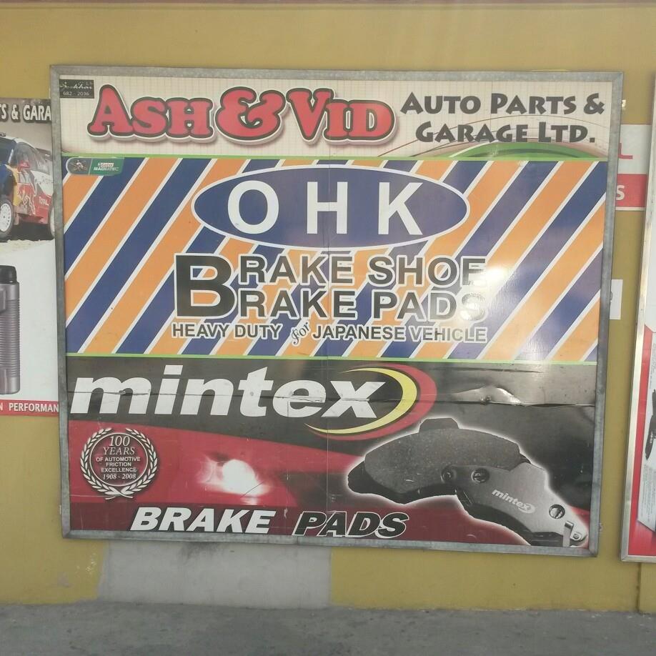 Ash & Vid Auto Parts & Garage Ltd - AUTOMOBILE PARTS & SUPPLIES-NEW