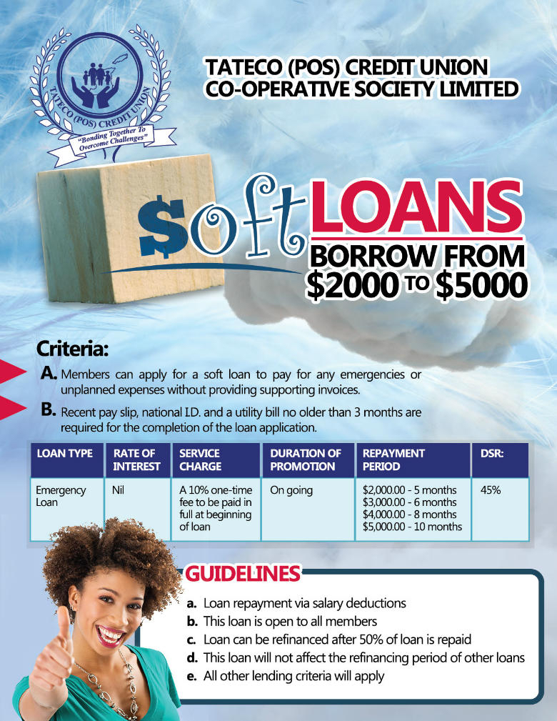 TATECO (POS) Credit Union Co-Operative Society Ltd - FINANCIAL SERVICES