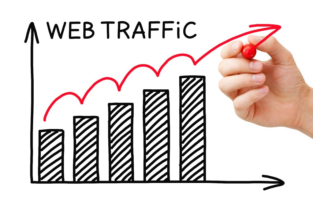 Findyello article on why you need a website audit image shows hand drawing a web traffic bar chart.
