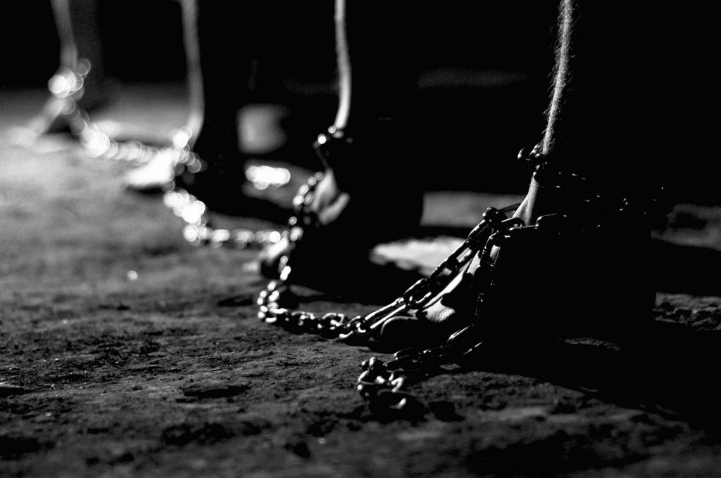 People in chains