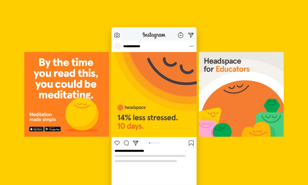 Headspace Instagram advertisement 