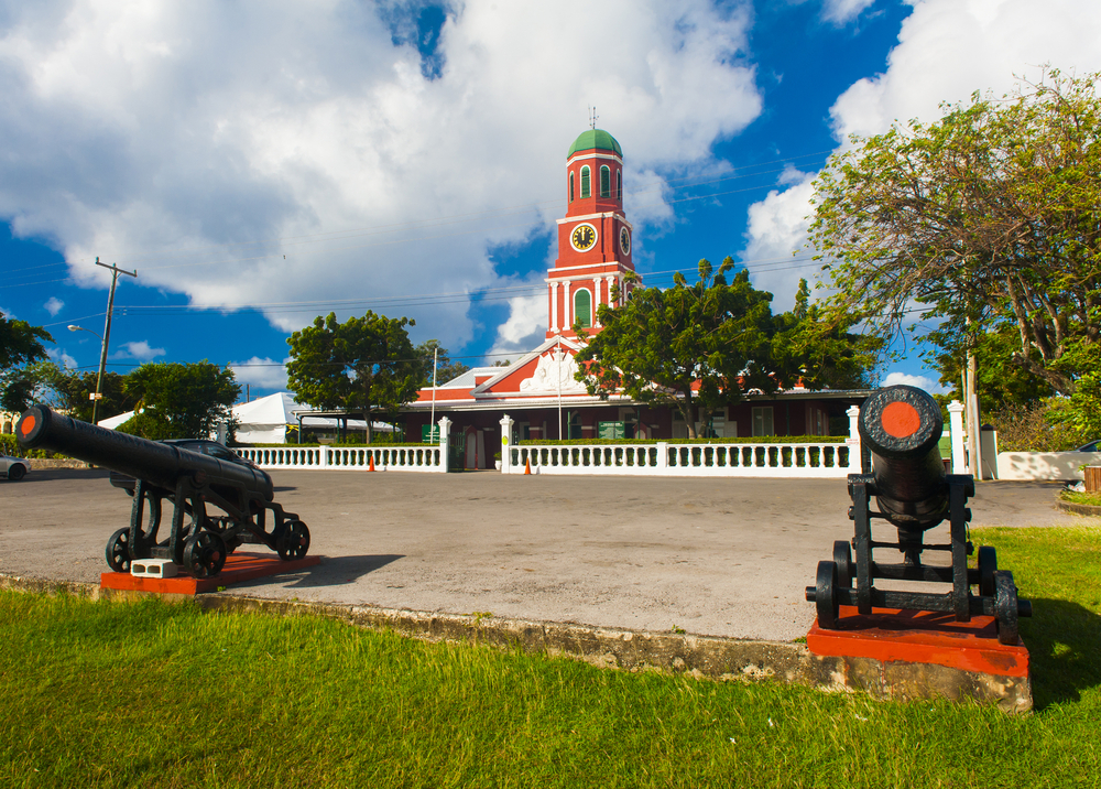Main Guard clocktower at the Garrison in Barbados