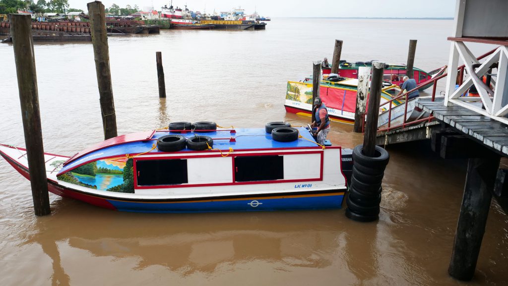 Guyana river boat