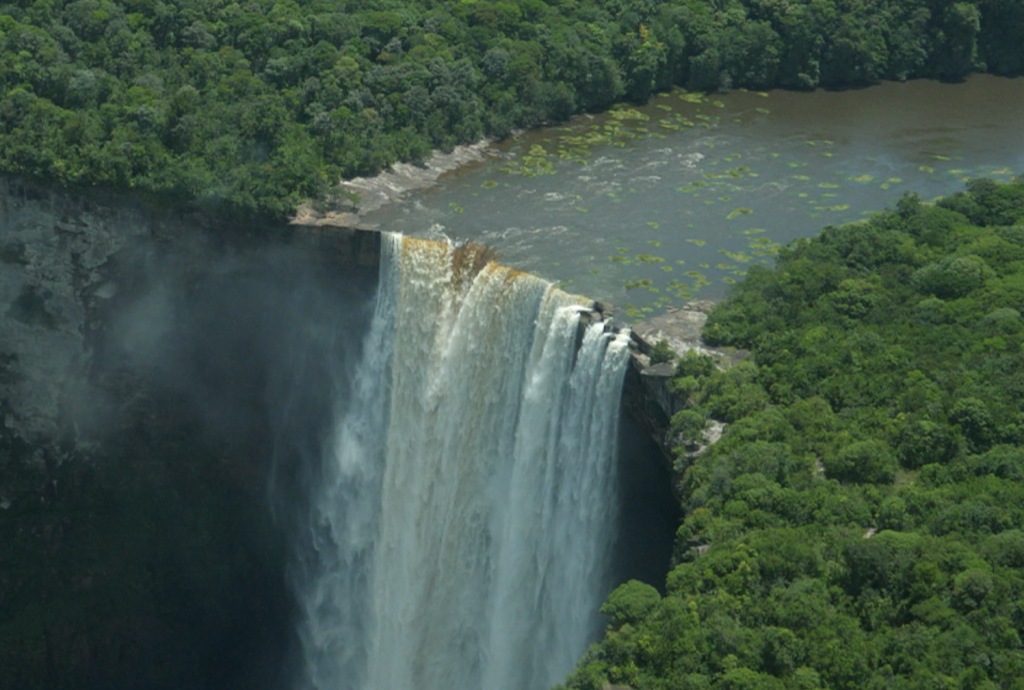 Kaieteur waterfall from the air