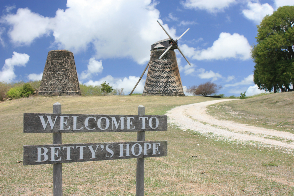 Betty's Hope Sugar Plantation in Antigua